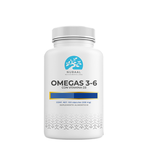 Suplemento con Omegas 3 y Vitamina D